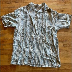 Stripped Button Up